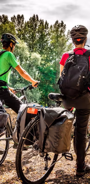 Vélo de voyage sur Via Allier