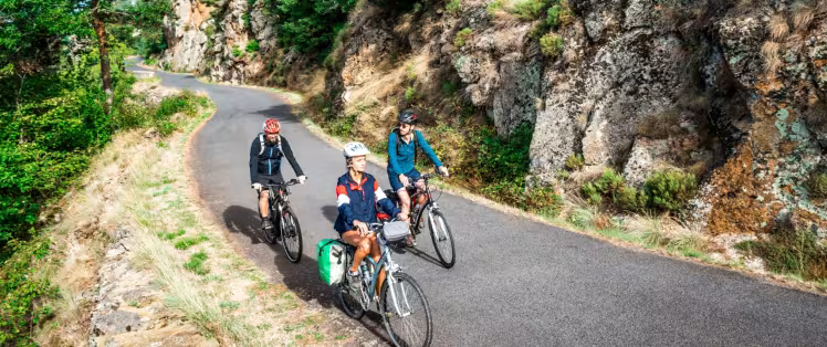A cycle route linked to further cycle routes 