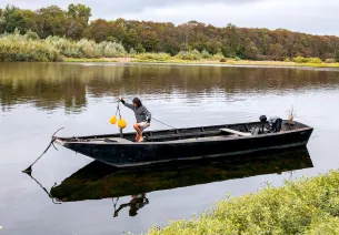 Sortie en bateau sur la Loire