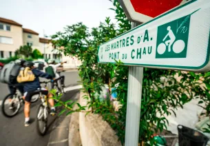 Signposting along the Via Allier