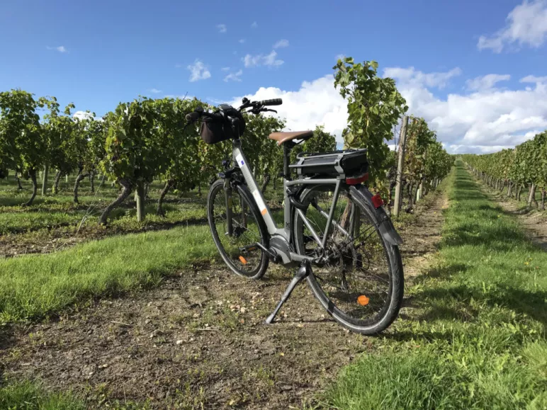 An electric or e-bike (Vélo à Assistance Electrique or VAE in French)